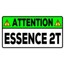 Autocollant Essence 2T de 80 x 40.mm