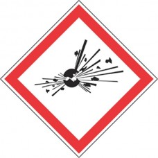 Autocollant Danger produits chimiques