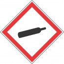 Autocollant Danger produits chimiques