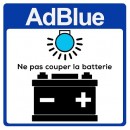 Adhésif AdBlue batterie