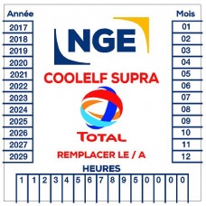 Autocollant Coolelf Supra de 70 x 70.mm